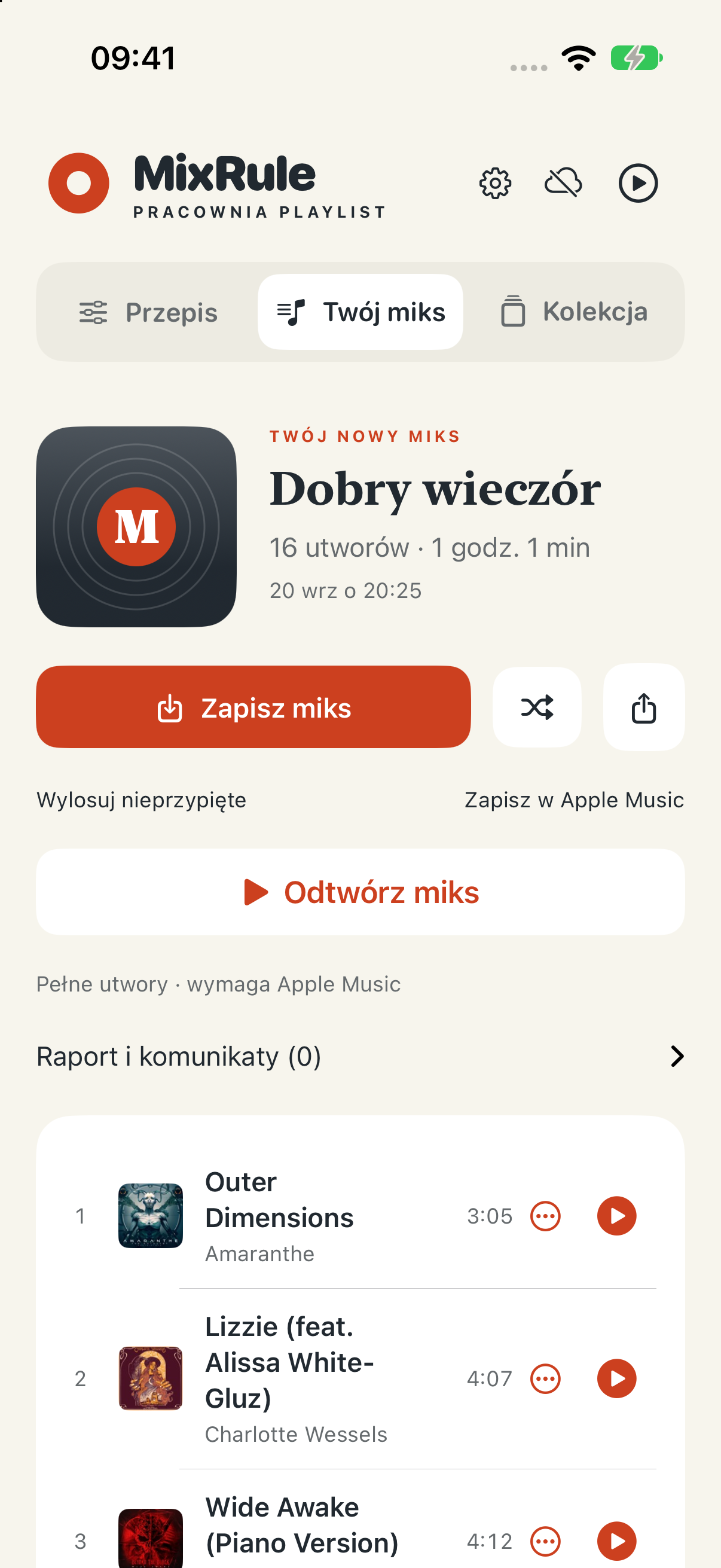 Conserva tu mix — MixRule · iPhone